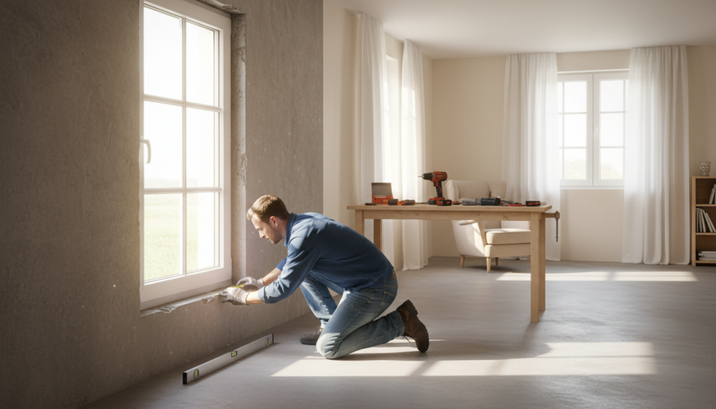 Kellerfenster Montage