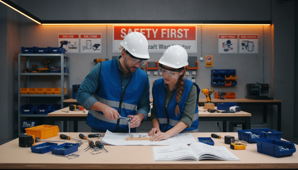 Sicherheit bei der Montage