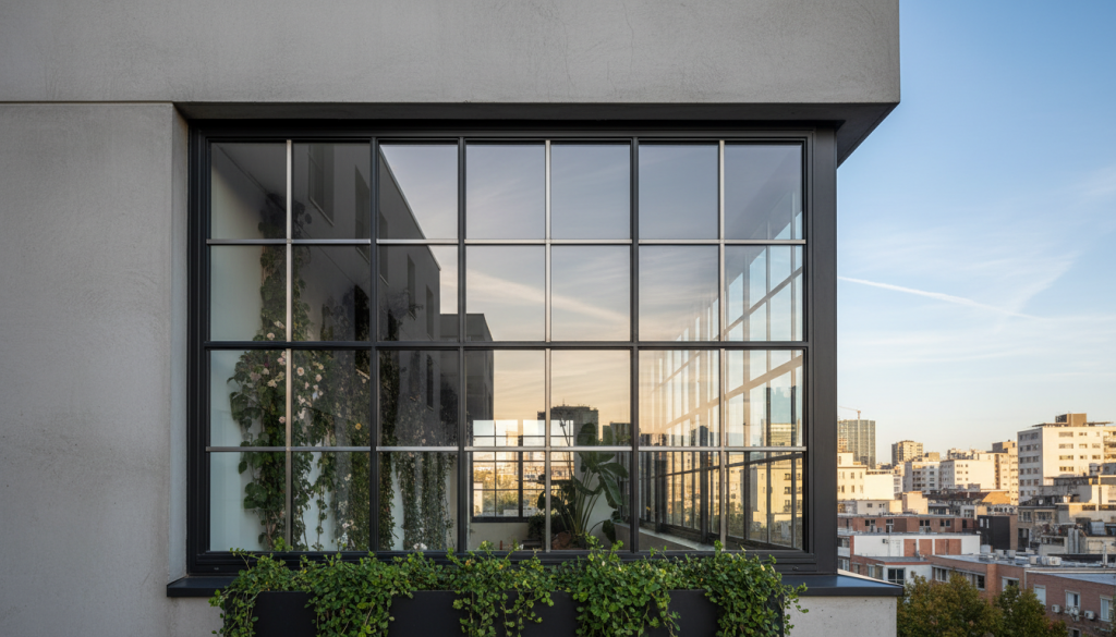 Sprossenfenster modernes Design