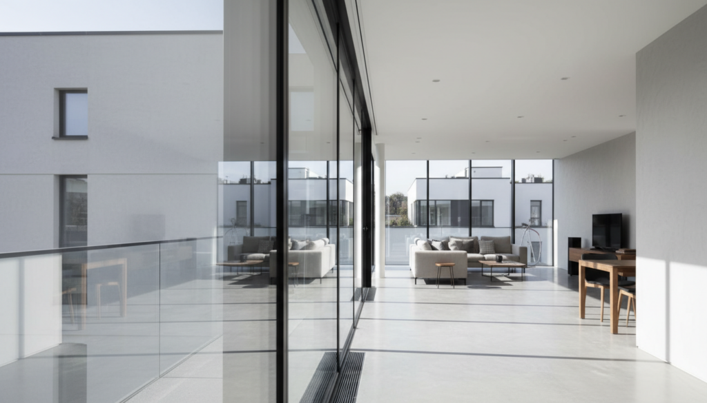 Schlanke Profile / bonded glazing